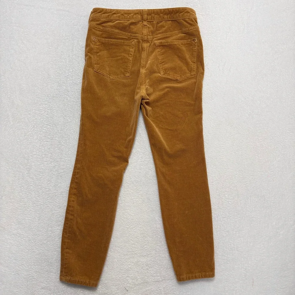 Anthropologie Pilcro High Rise Skinny Corduroy Pants Brown Button Fly Size 29